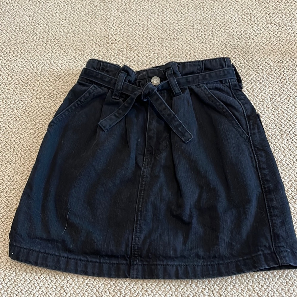 Hollister Black Denim Skirt 00